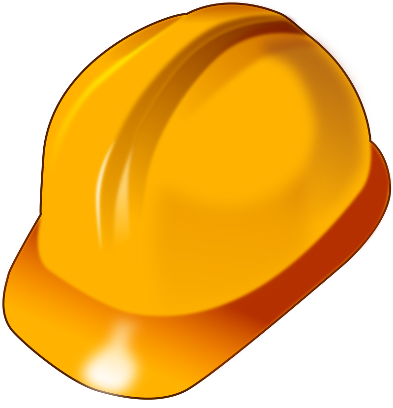 Man In Hard Hat Clipart