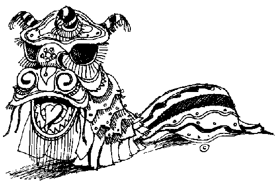 Chinese Dragon Black And White Clipart