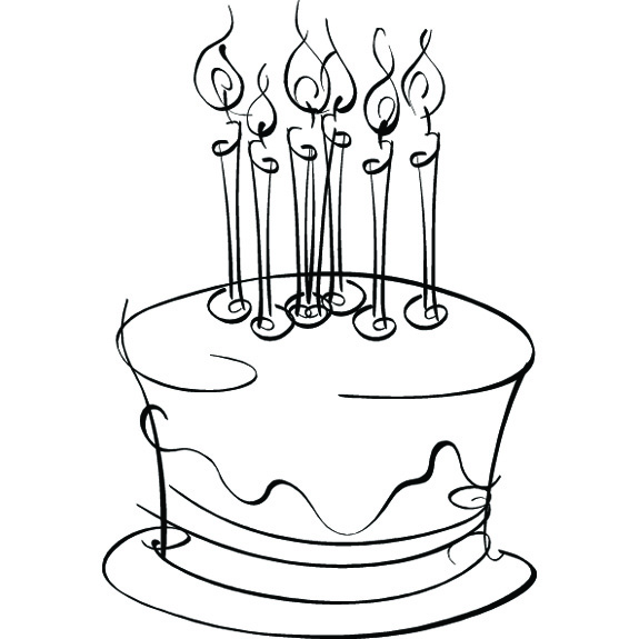 Birthday Cake Drawing | Free Download Clip Art | Free Clip Art ...