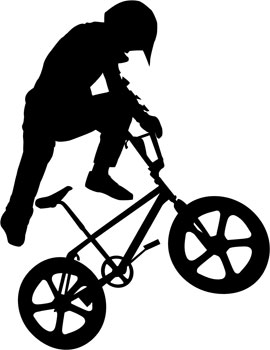 Sport Graphic | Wall Decals & Stickers, Boy on Dirt Bike Vinyl ...