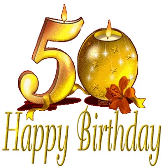 Happy 50th Birthday Wishes in English