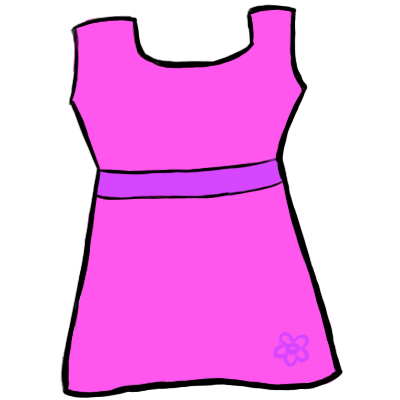 Children dress clipart
