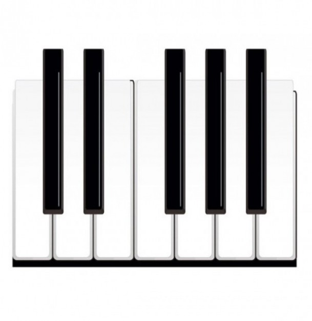 Piano Keys Vector | Free Download Clip Art | Free Clip Art | on ...