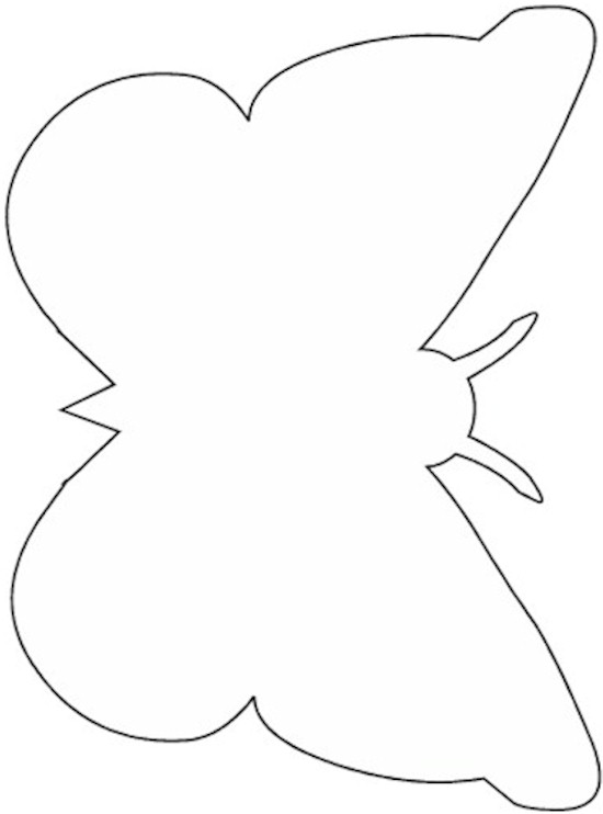 Butterfly Outline Pattern | Free Download Clip Art | Free Clip Art ...