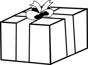 Present clipart outline