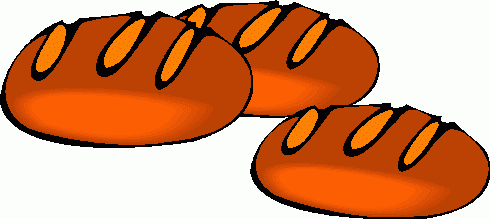 Bread clipart image clip art image of a cut loaf of french bread ...