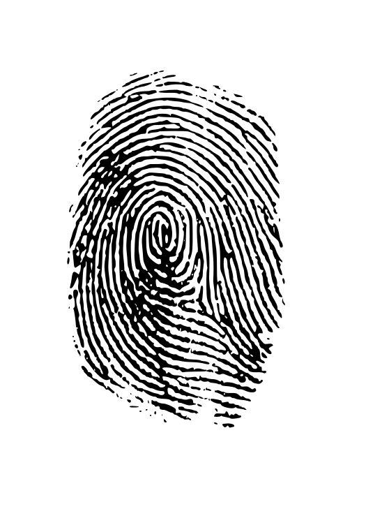 Finger Print Security Icon Vector (EPS, SVG, PNG) | OnlyGFX.com