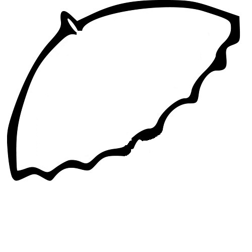 Best Photos of Umbrella Cut Out Template - Printable Umbrella ...
