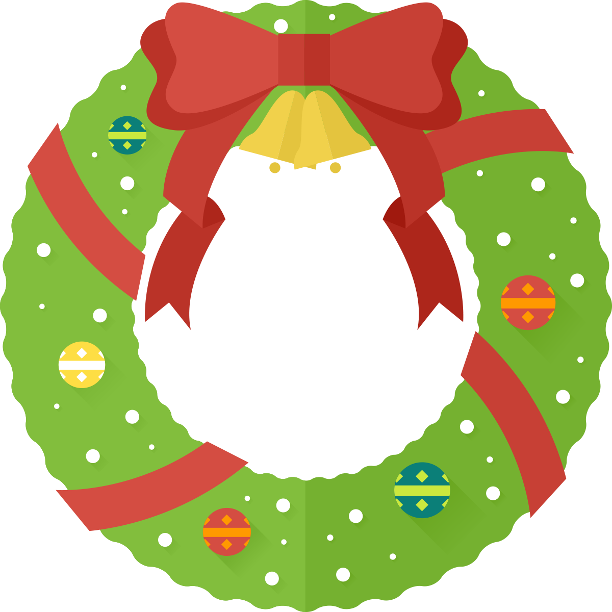 Free to Use & Public Domain Christmas Wreath Clip Art