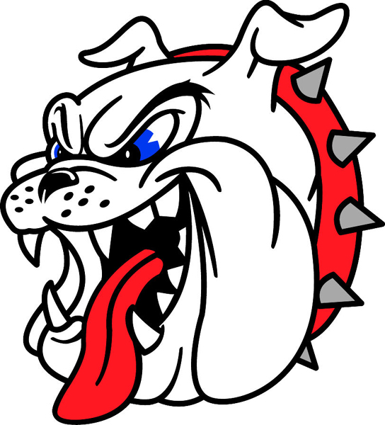 Bulldog Cartoon Head