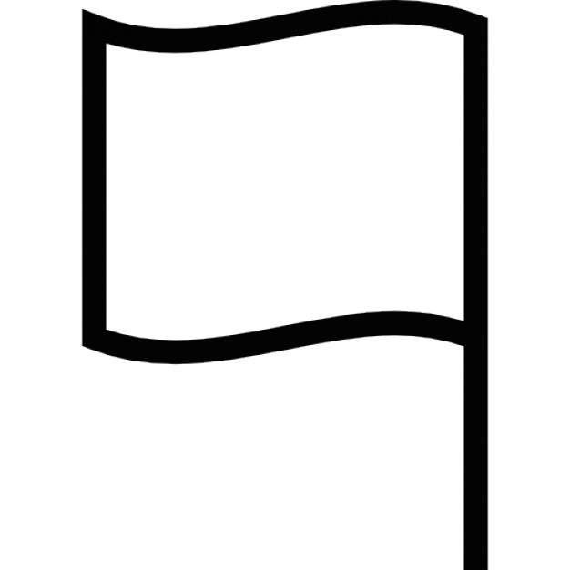 White flag outline Icons | Free Download