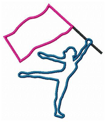 Color guard logo clipart