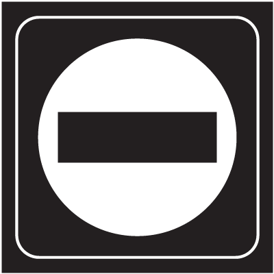 Do Not Enter Engraved Graphic Symbol Signs from Seton.com, Stock ...