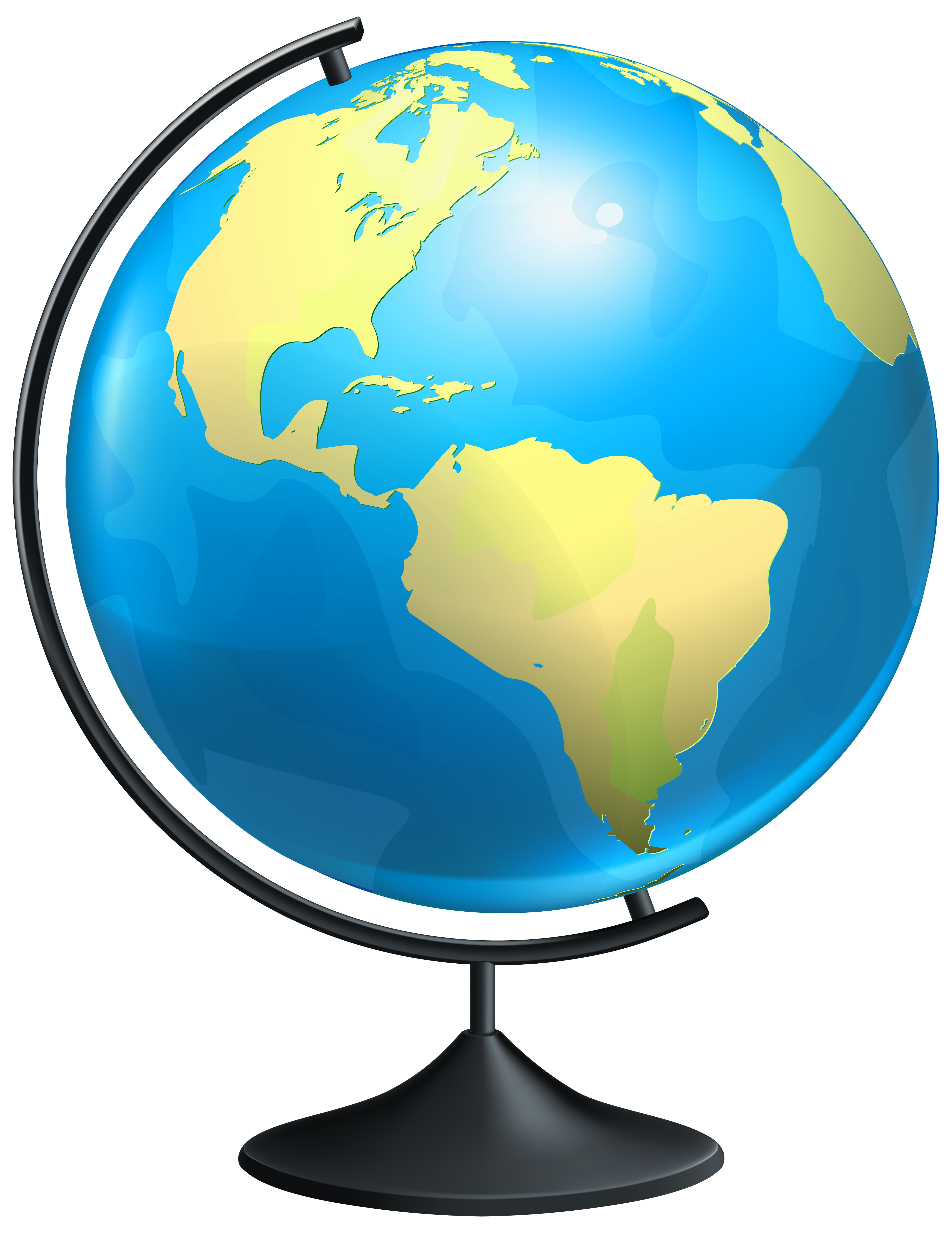 School Globe Transparent PNG Clip Art Image