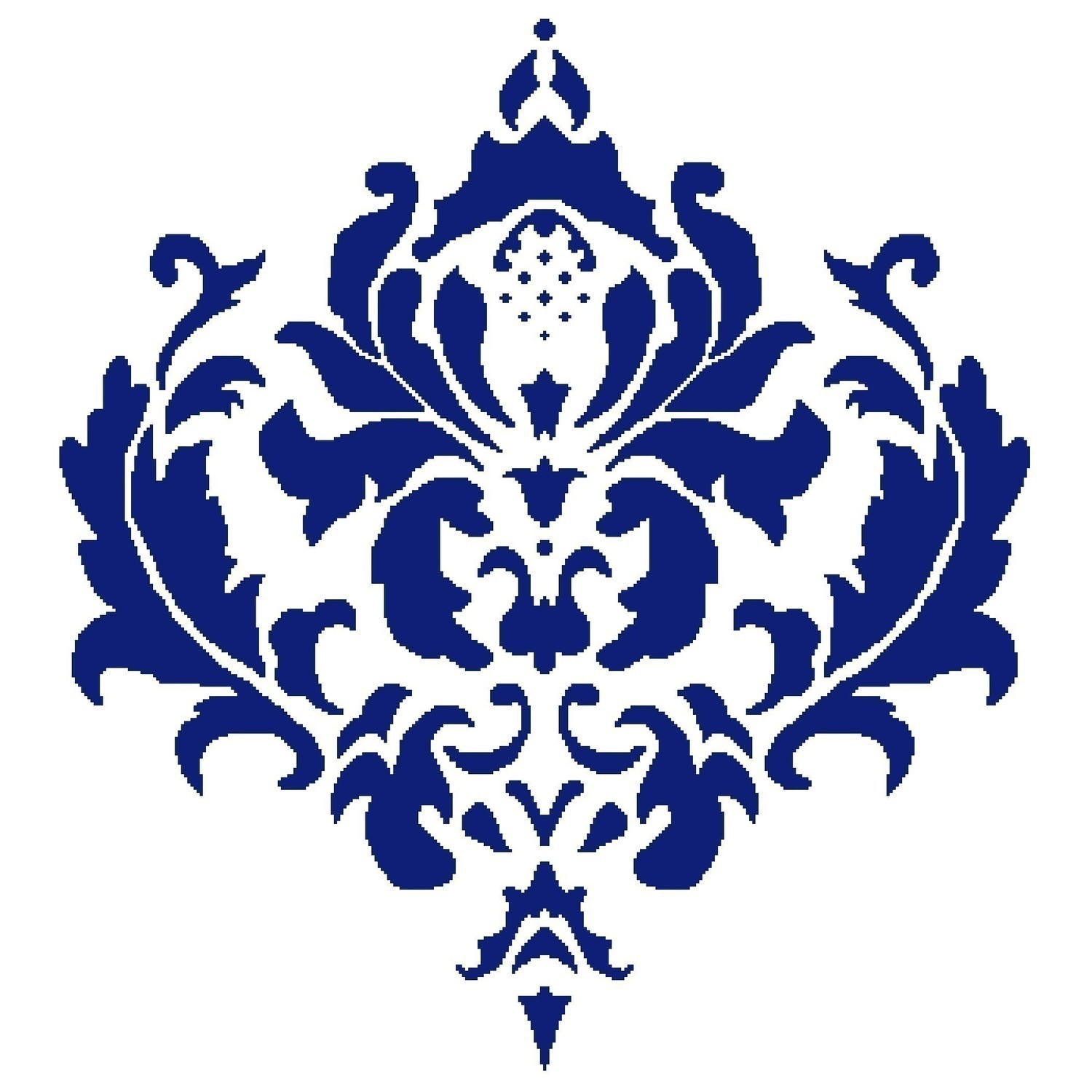 Black Damask Background