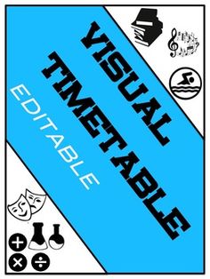 Visual timetable and EYFS