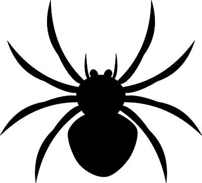 Spider clipart outline