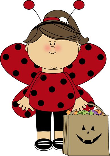Cute halloween clipart kids