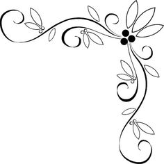 Calligraphy Border Designs - ClipArt Best