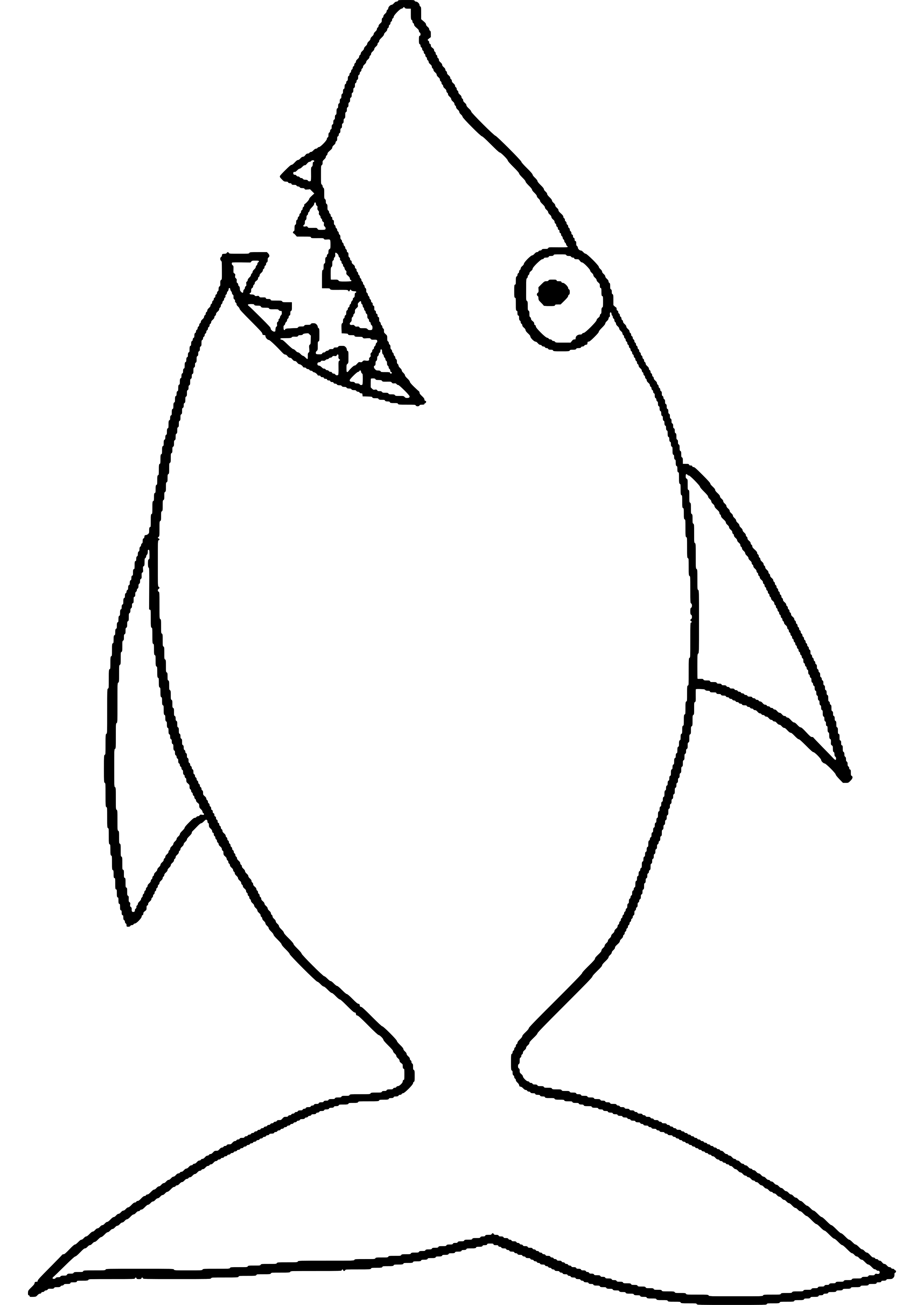 DESSIN Ã? IMPRIMER: :prefix De Requin Blanc