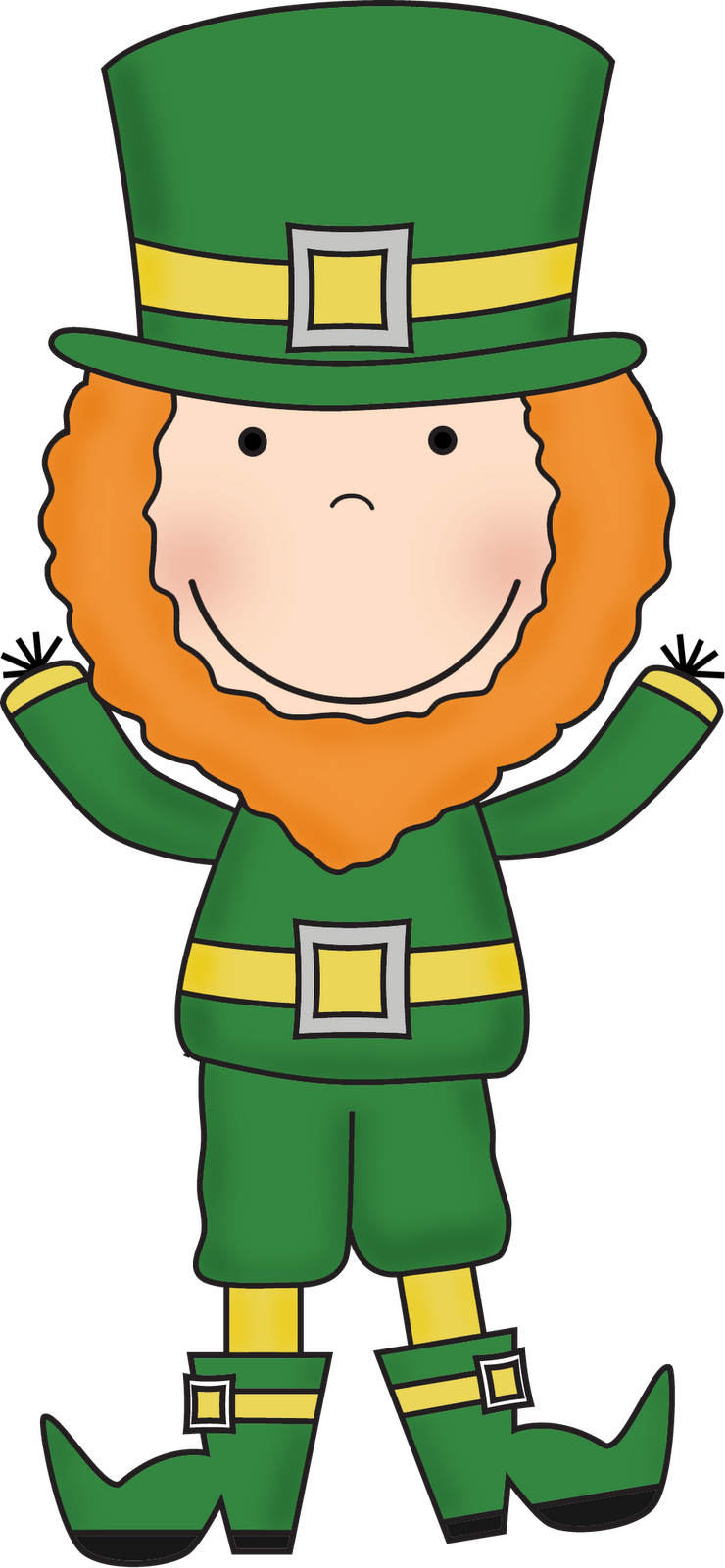 Leprechaun Clipart Black And White - Free Clipart ...