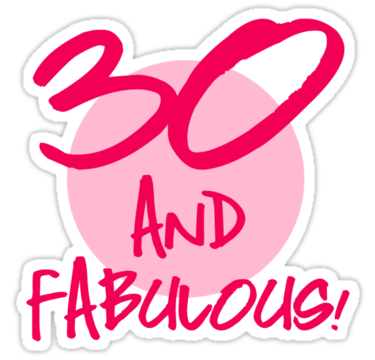 Dirty 30 Birthday Clipart