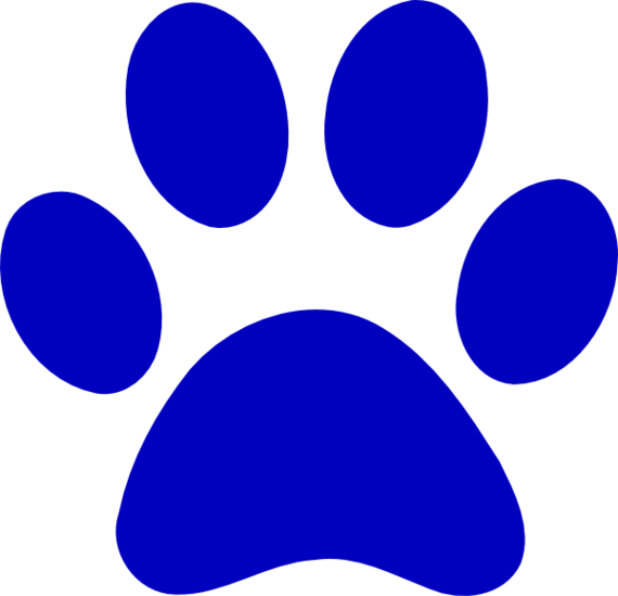 Jaguar paw print clipart