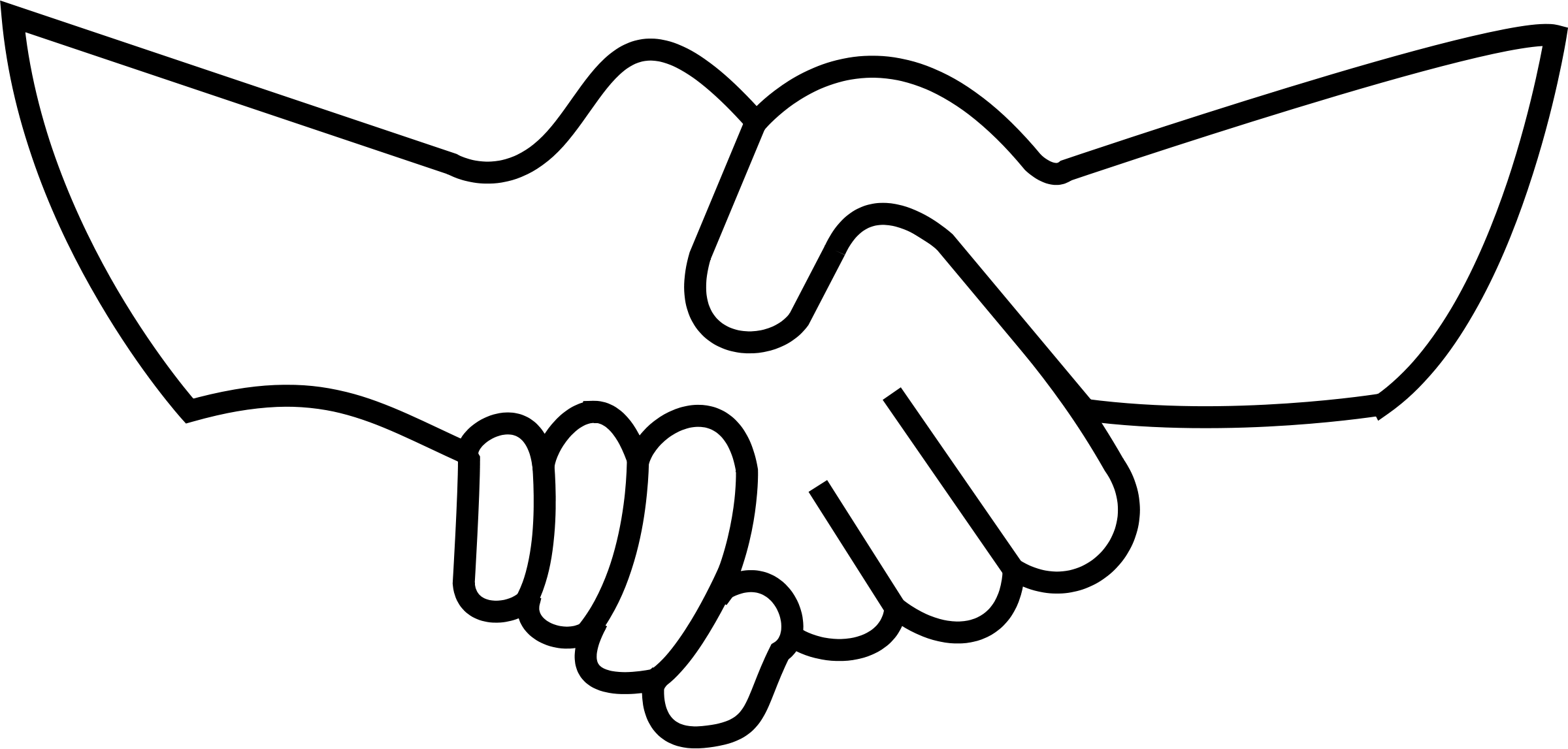 Shaking hands clipart transparent background