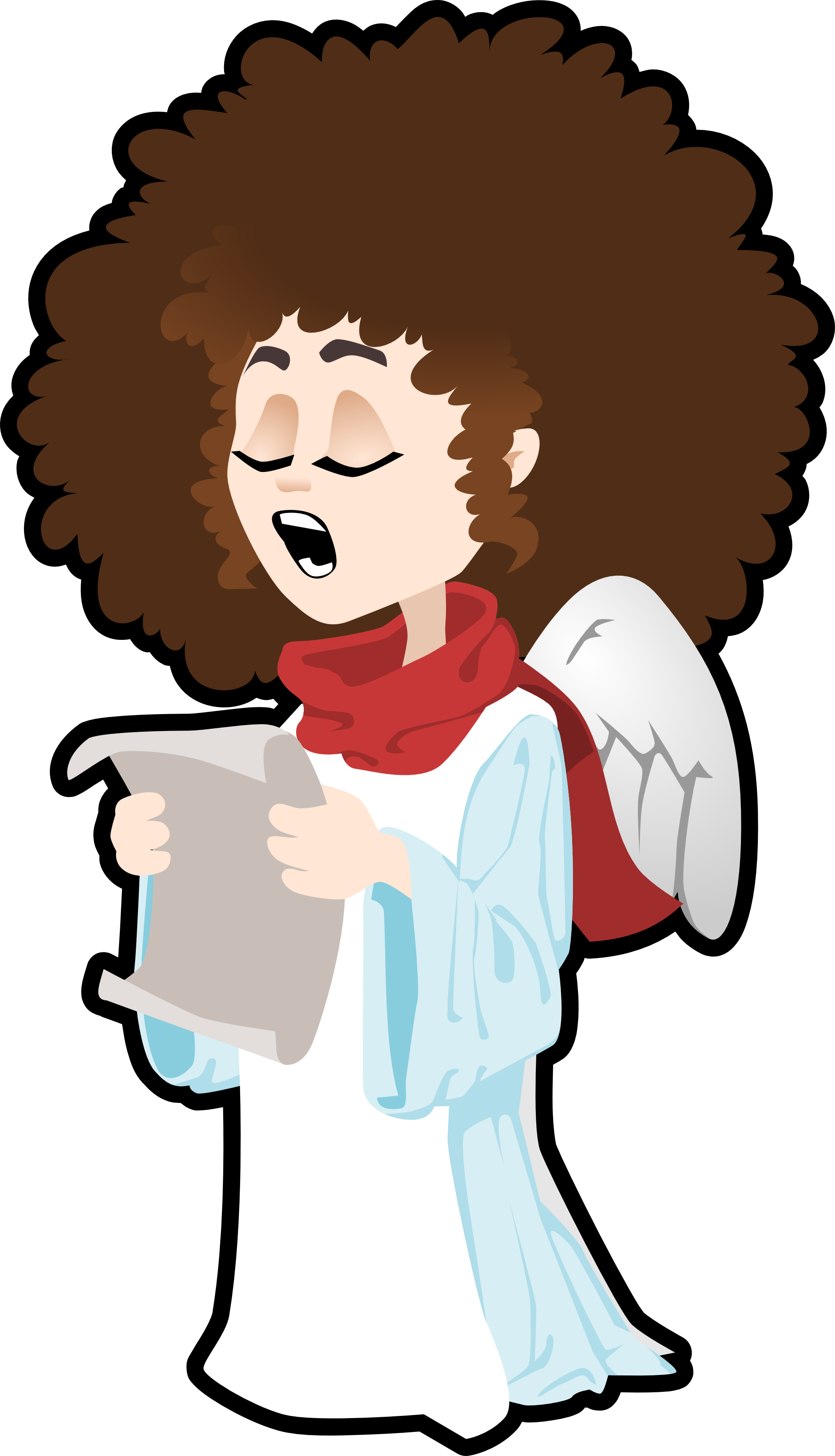 Clip Art: angel sing art clipartist.net 2012 ...