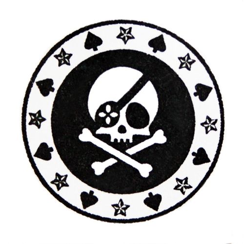 cool skull pirate stamp stars handmade - Stamps - Stationery ...