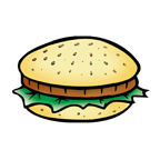 cartoon vector illustration of a mad cow