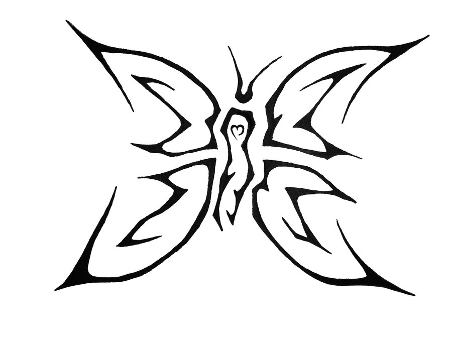Tribal Butterfly