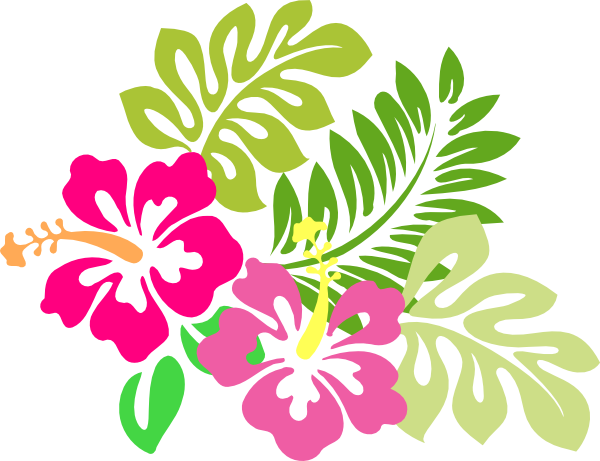 Hibiscus Shower Invite Image clip art - vector clip art online ...