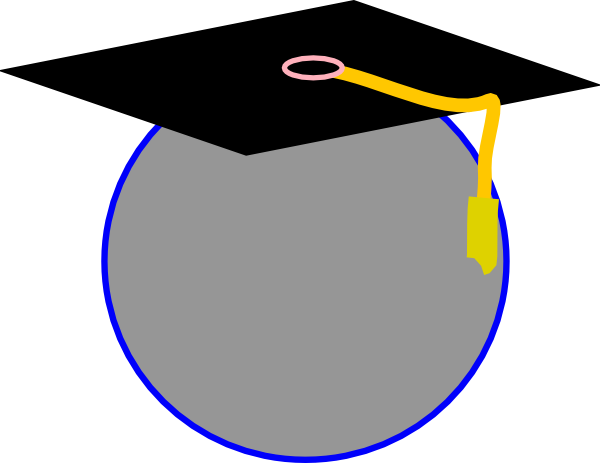 Graduate Icon clip art Free Vector