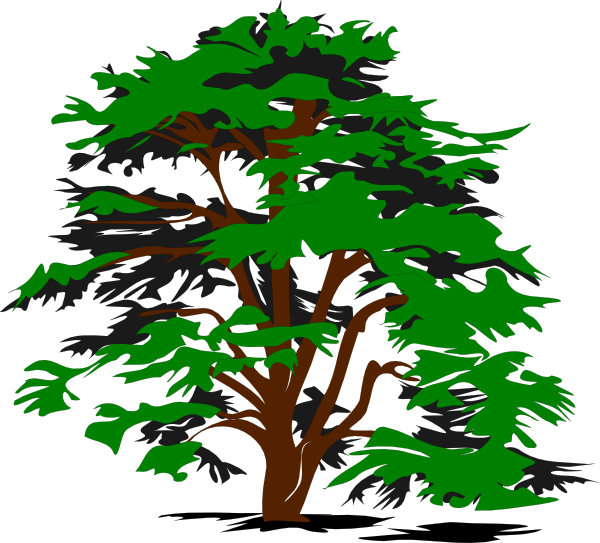 Simple Tree clip art Free Vector