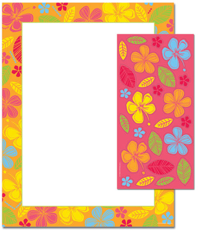 Into the Garden - Painted Border Letterhead