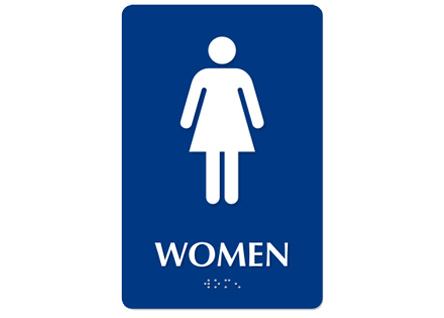 ADA Unisex Man and Woman Restroom Symbol - Exit Sign Warehouse
