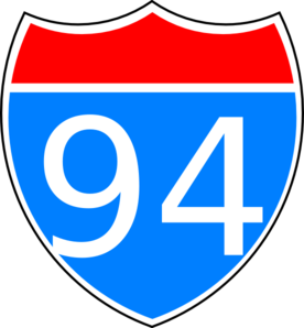 Blank Interstate Sign clip art - vector clip art online, royalty ...