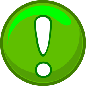 Green Alert Icon clip art - vector clip art online, royalty free ...