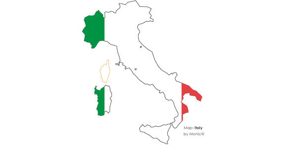 Italy map