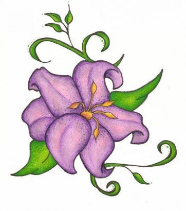 Lily Flower Tattoo Ideas - ClipArt Best