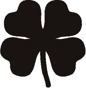 Four Leaf Clover Stencil | Four Leaf Clover Stencil s | Shape ...