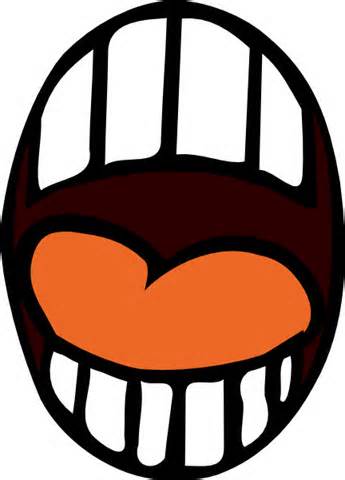 laughing mouth clip art
