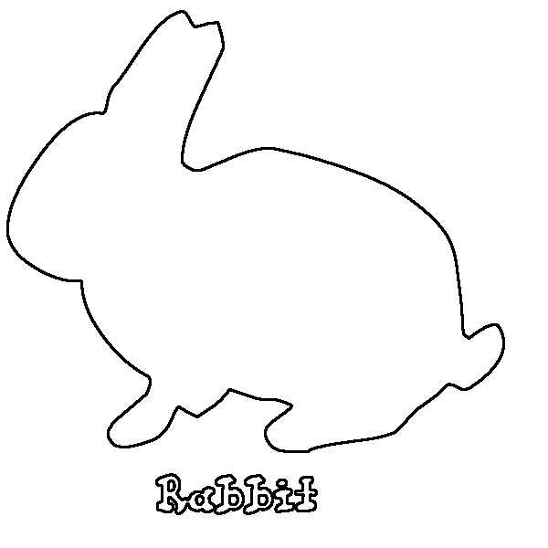 rabbit targets Colouring Pages (page 2)