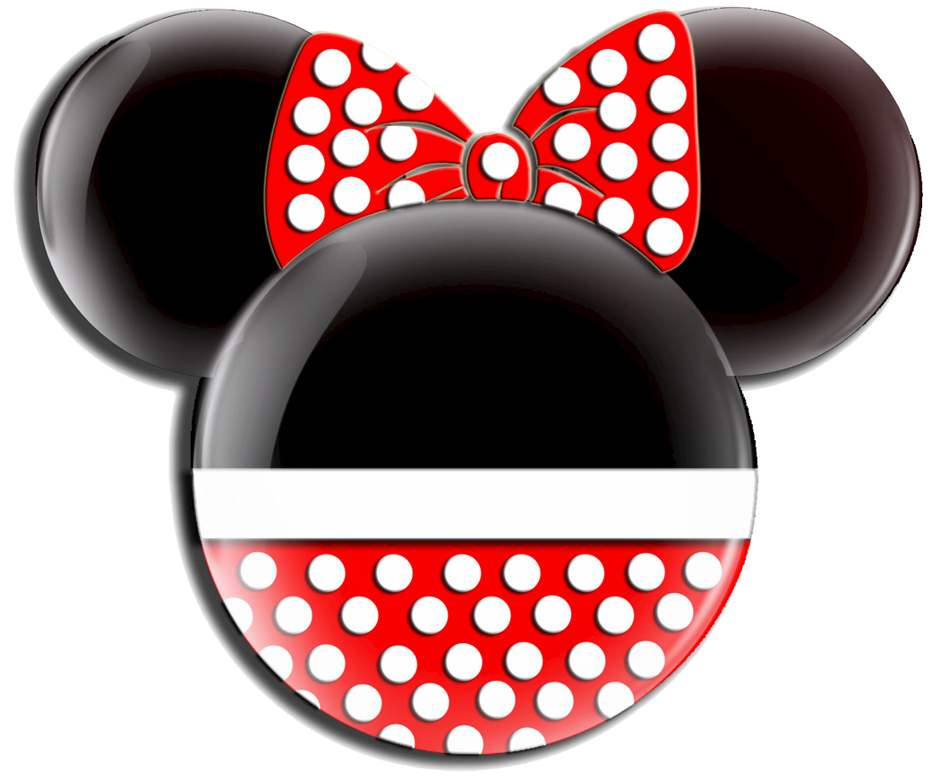 Minnie Mouse Head Silhouette With Bow