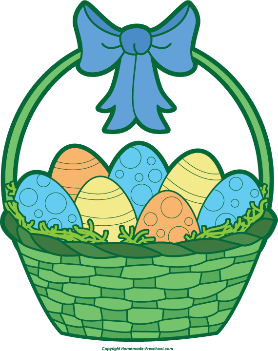 Easter baskets images clipart