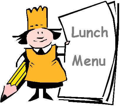 School cafeteria supervision clipart
