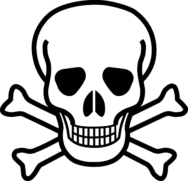 Toxic sign clipart