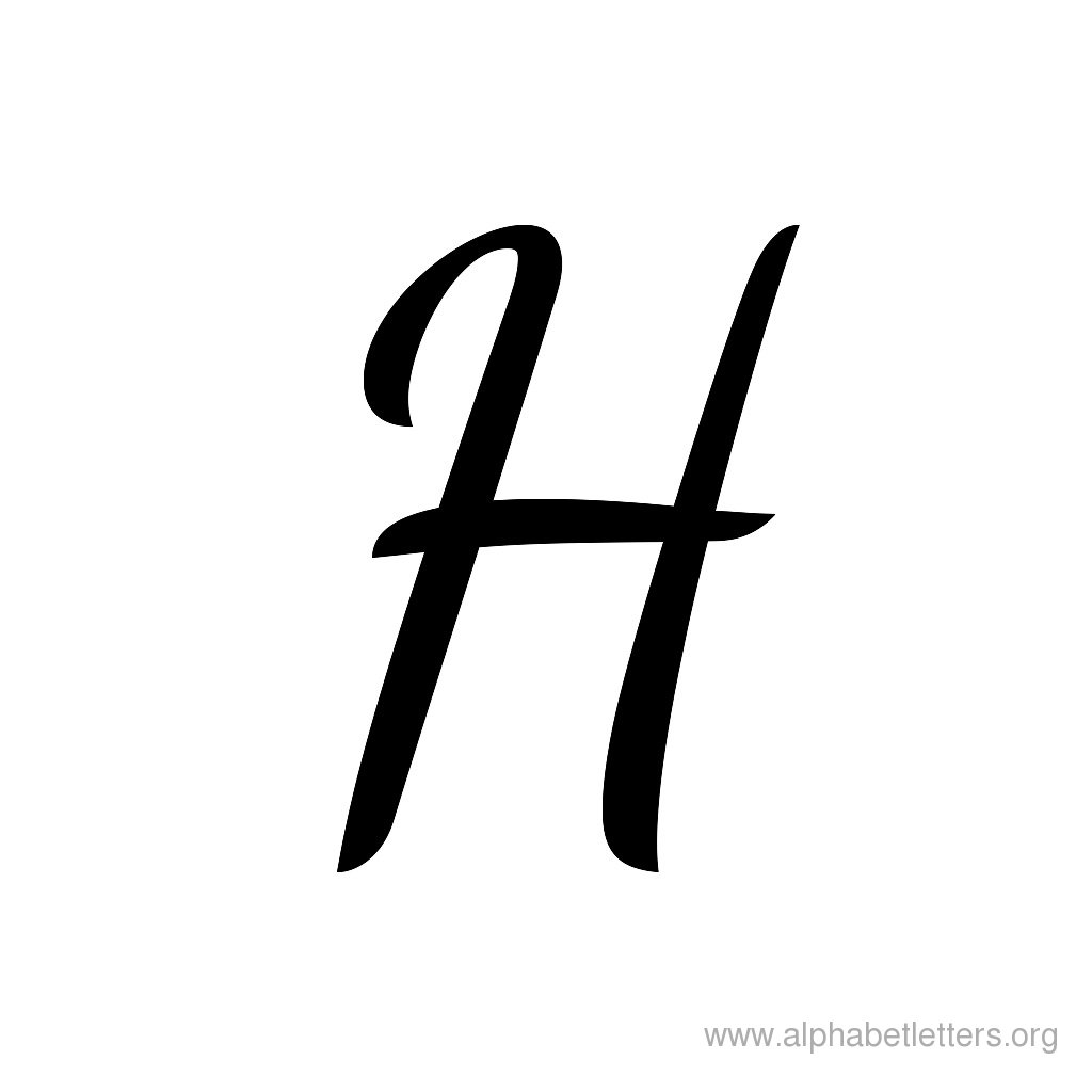 Download Printable Cursive Letter Alphabets | Alphabet Letters Org