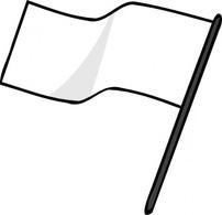 White flag clip art